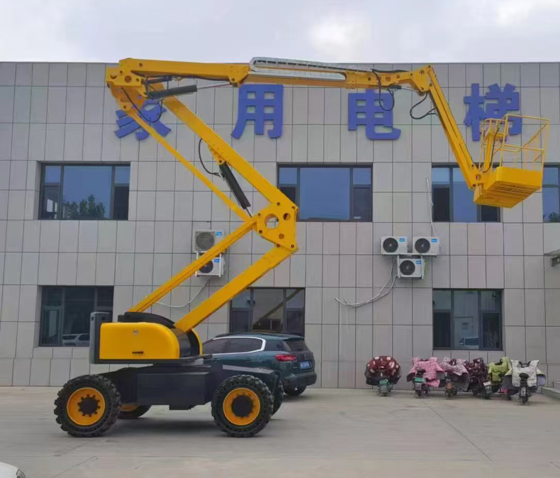 360度旋轉(zhuǎn)曲臂式維修登高車